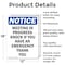 Signmission Meeting In Progress Knock If You, 12 in W x Rectangle, Aluminum OS-2PACK-NS-A-1218-V-14198 - alternate 6